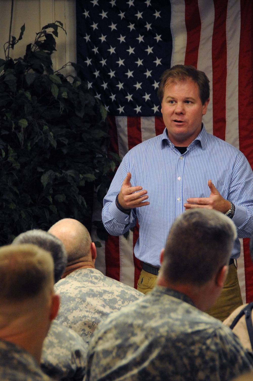 David Kilcullen visits Camp Eggers