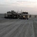 The heavy equipment transporter in Iraq