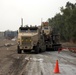 The heavy equipment transporter in Iraq