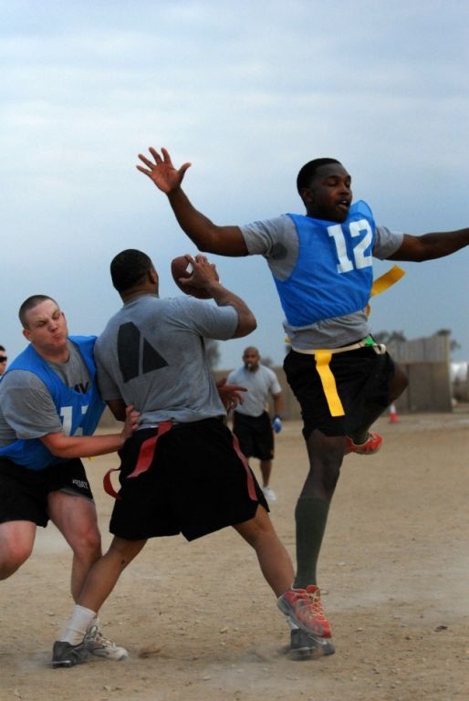 Flag football tournament brings friends together at FOB Kalsu