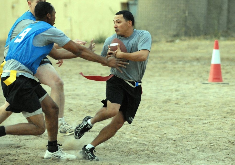 Flag football tournament brings friends together at FOB Kalsu