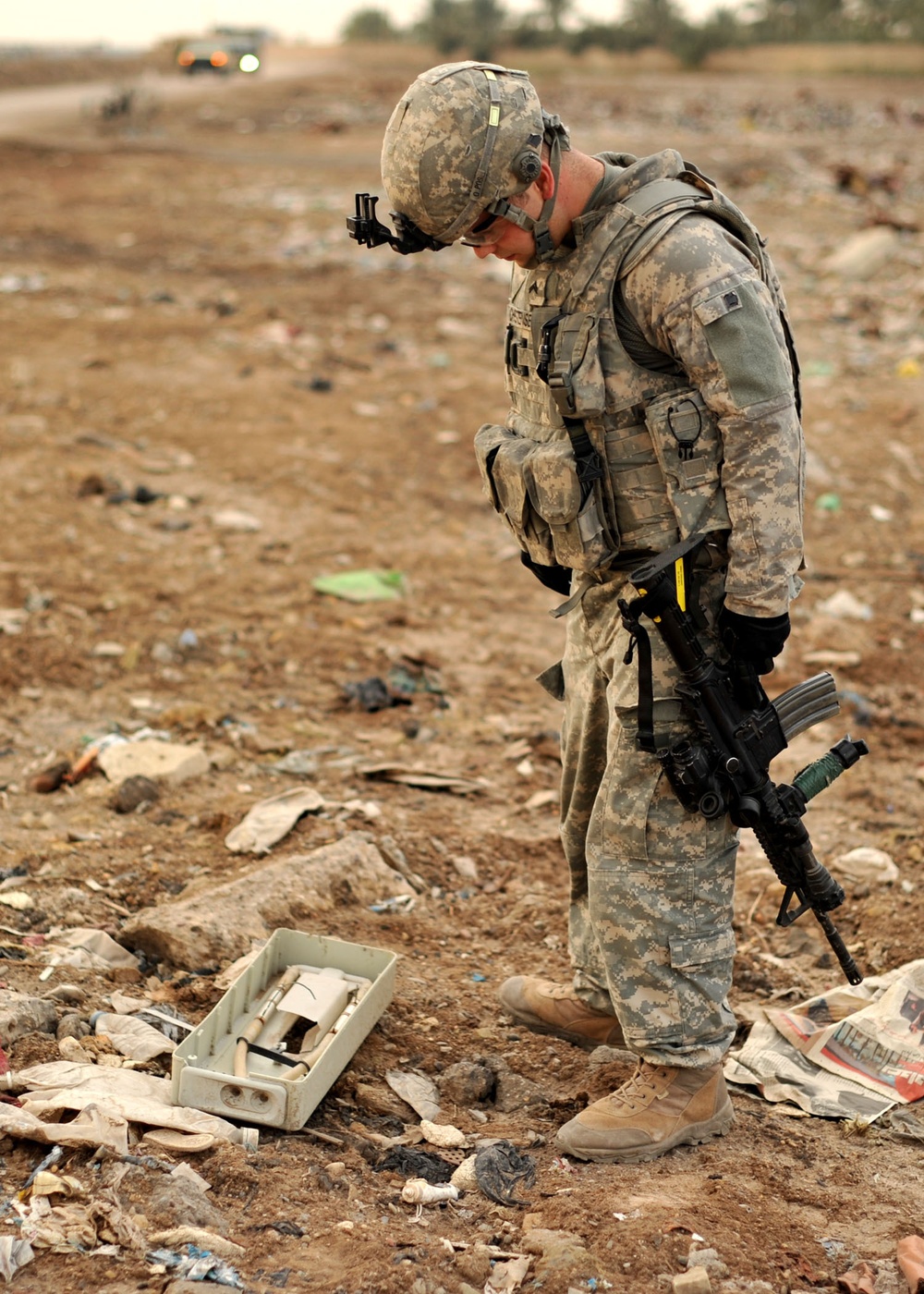 Soldiers stay busy outside the wire