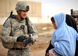 Soldiers stay busy outside the wire