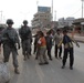 Foot patrol in Basra