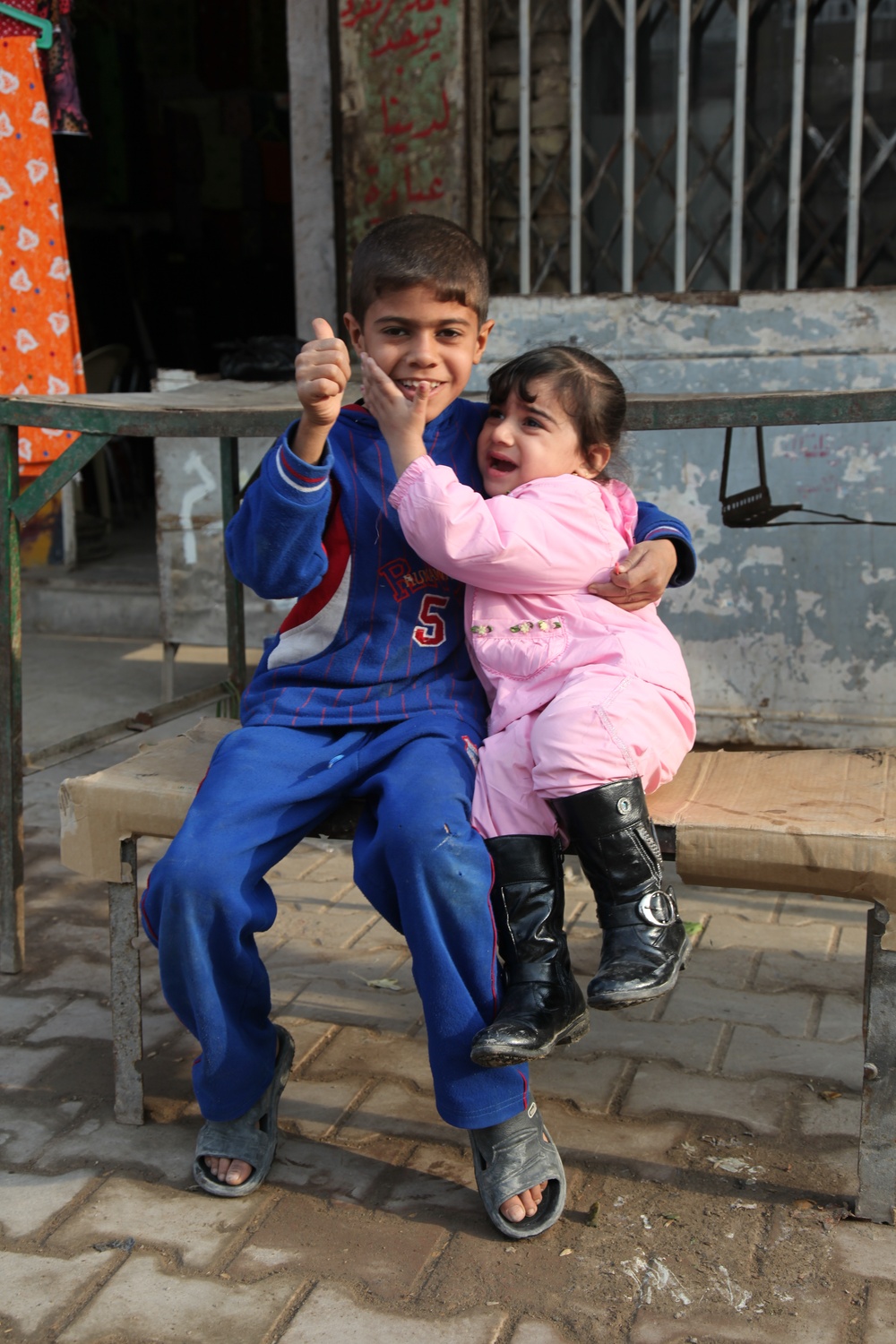 Foot patrol in Basra