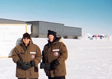 Muncy visits Airmen in South Pole's 'Deep Freeze'
