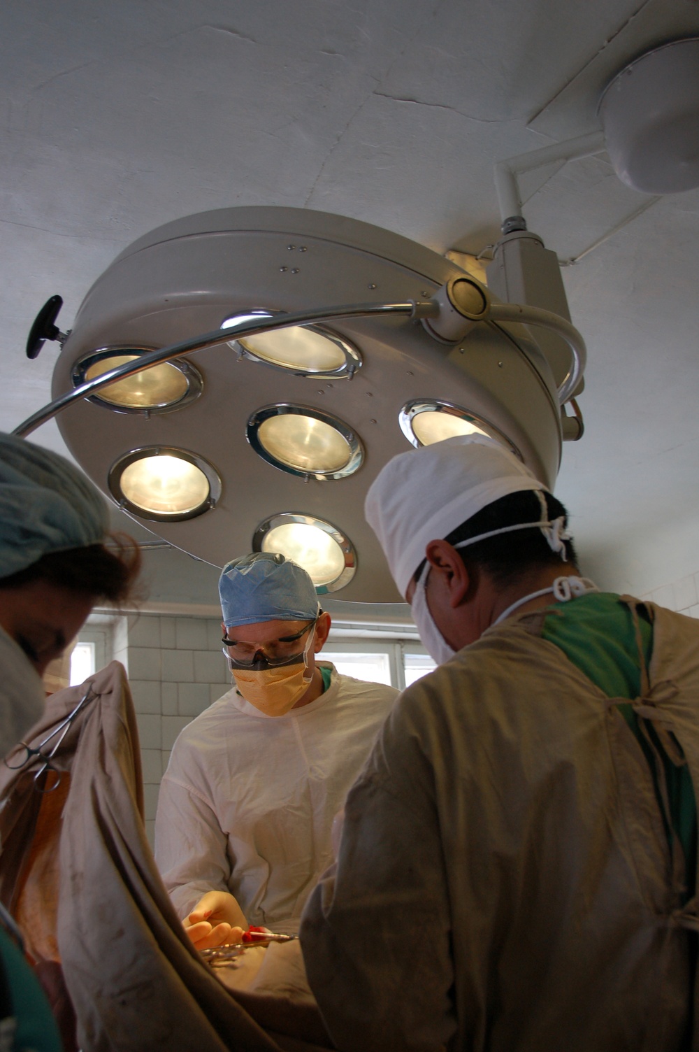 Airmen Perform Operations With Kyrgyz Surgeons