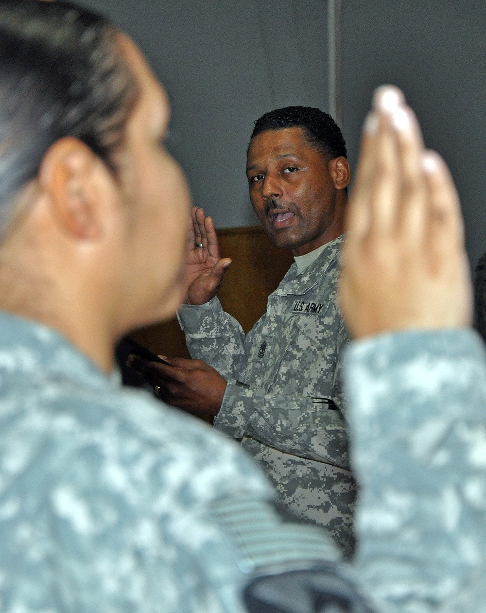 Q-West military dog fetches NCO Corps induction