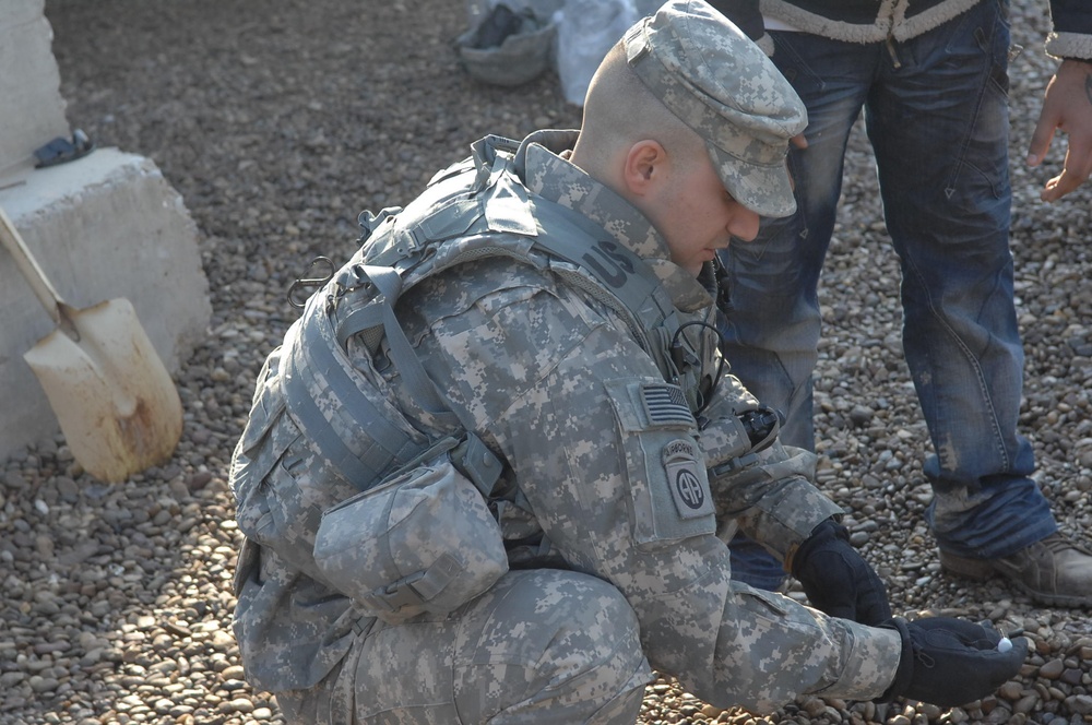 Explosive Ordnance Disposal training