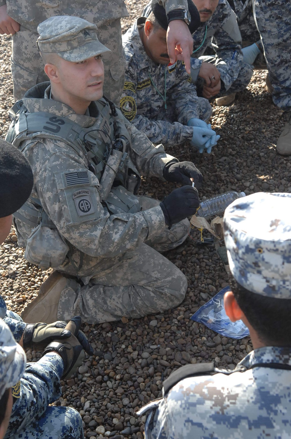 Explosive Ordnance Disposal training