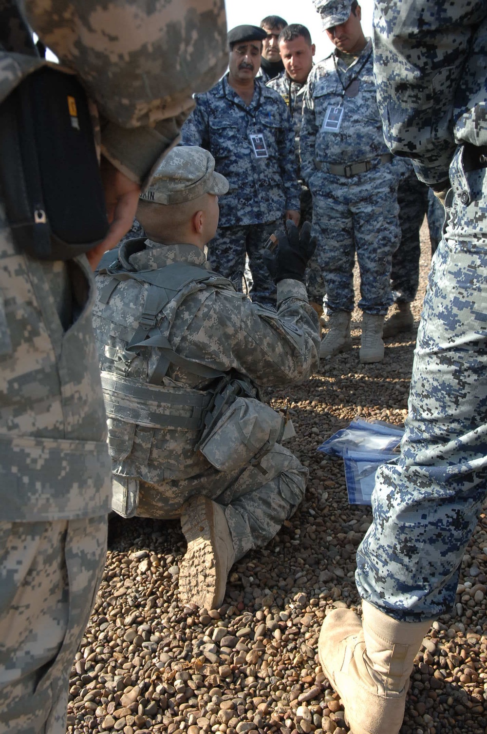 Explosive Ordnance Disposal training