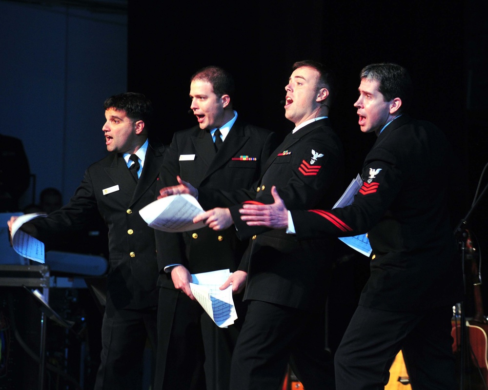 Navy Sea Chanters perform concert