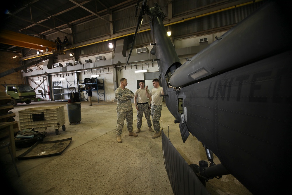Air Cav maintenance pilots help keep operations going