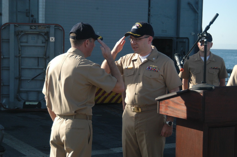 USS Ingraham Holds Change of Command