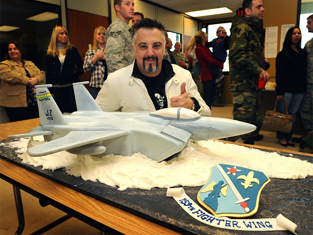 Local chef salutes 159th Fighter Wing with art