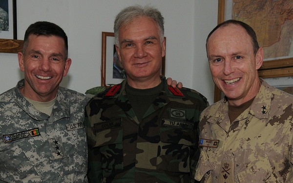 Turkish Delegation visits Camp Eggers, Kabul, Afghanistan