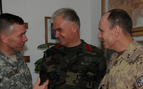 Turkish Delegation visits Camp Eggers, Kabul, Afghanistan