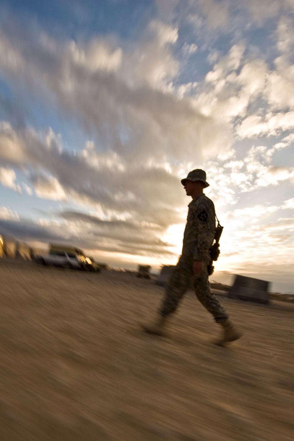 Troops conduct daily operations on Forward Operation Base Wolverine