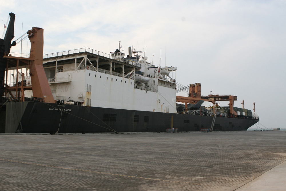 Corps' 'floating warehouses' visit Arabian Gulf