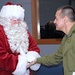 Santa Receives Mission Briefing From NORAD