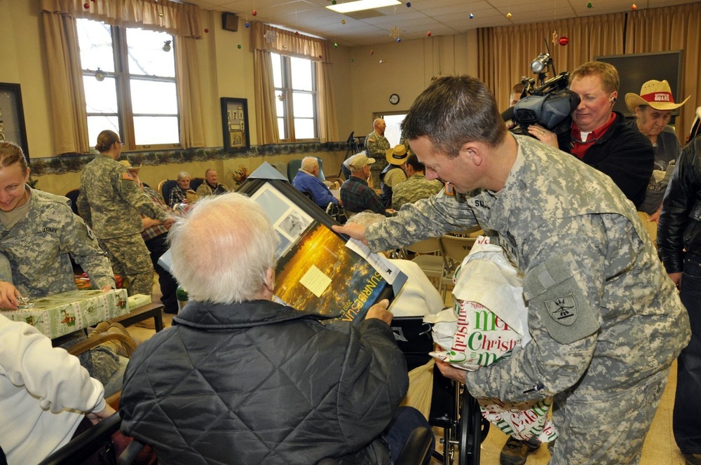 Guard Gifts Bring Smiles to Veterans
