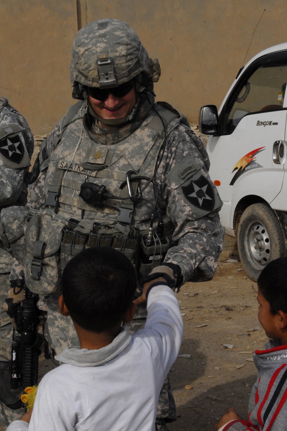 U.S. Soldiers build ties to future of Iraq