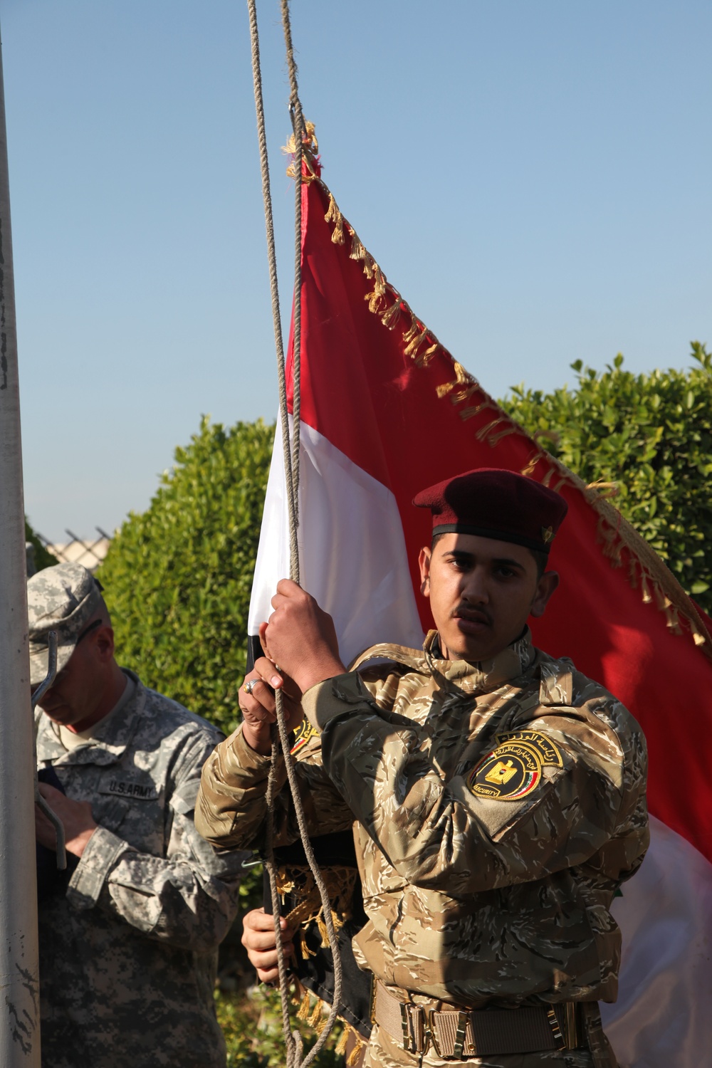 Change of flag ceremony