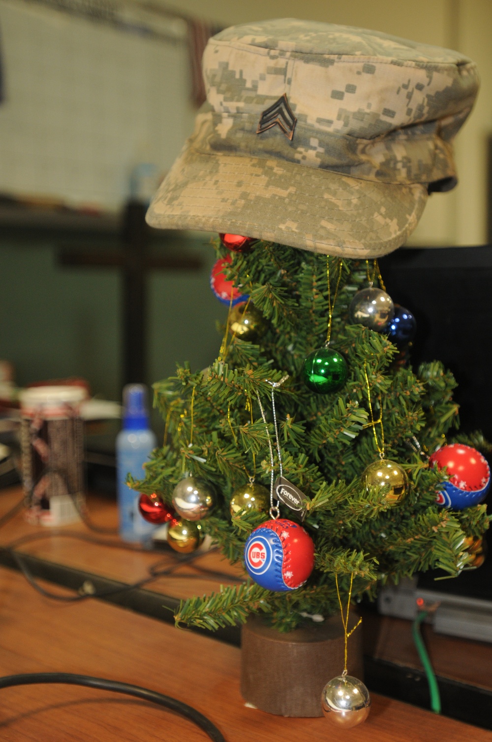 Stateside support groups send Christmas trees to JJB troops