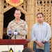 Admiral Mullen press conference at a mudhif