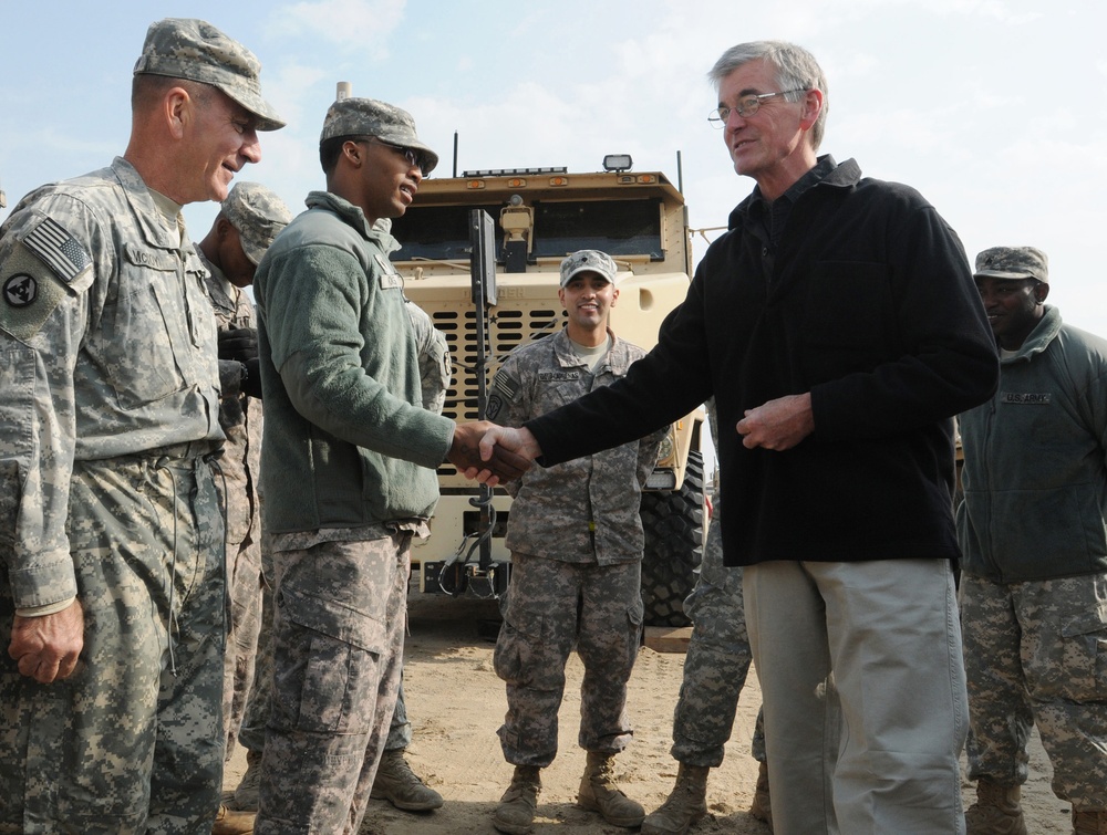 Secretary of the Army's Visit to Camp Arifjan, Kuwait