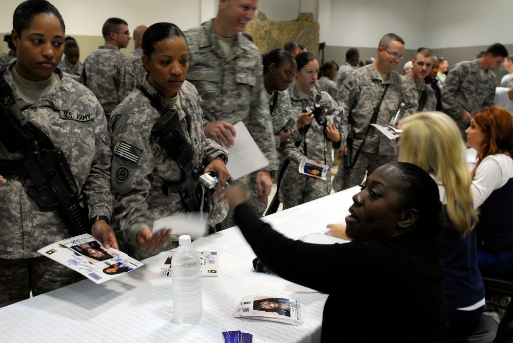 DVIDS - News - Sgt. Maj. Of the Army brings USO tour to Iraq