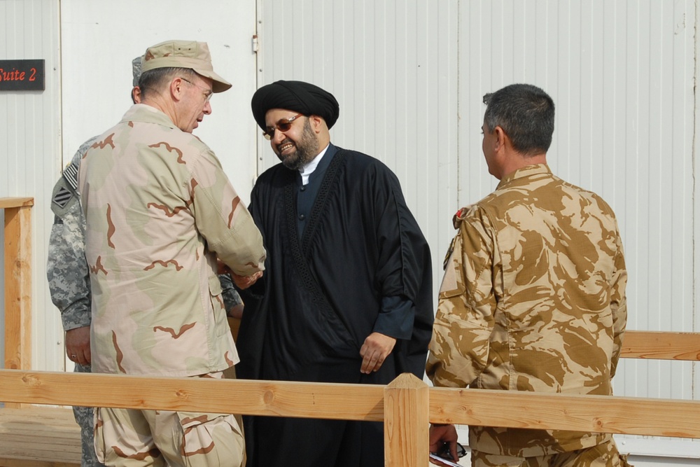 Chairman Joint Chiefs of Staff visits Contingency Operating Base Basra