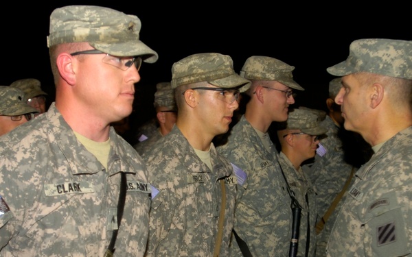 Soldiers reenlist