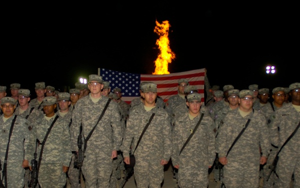 Soldiers reenlist