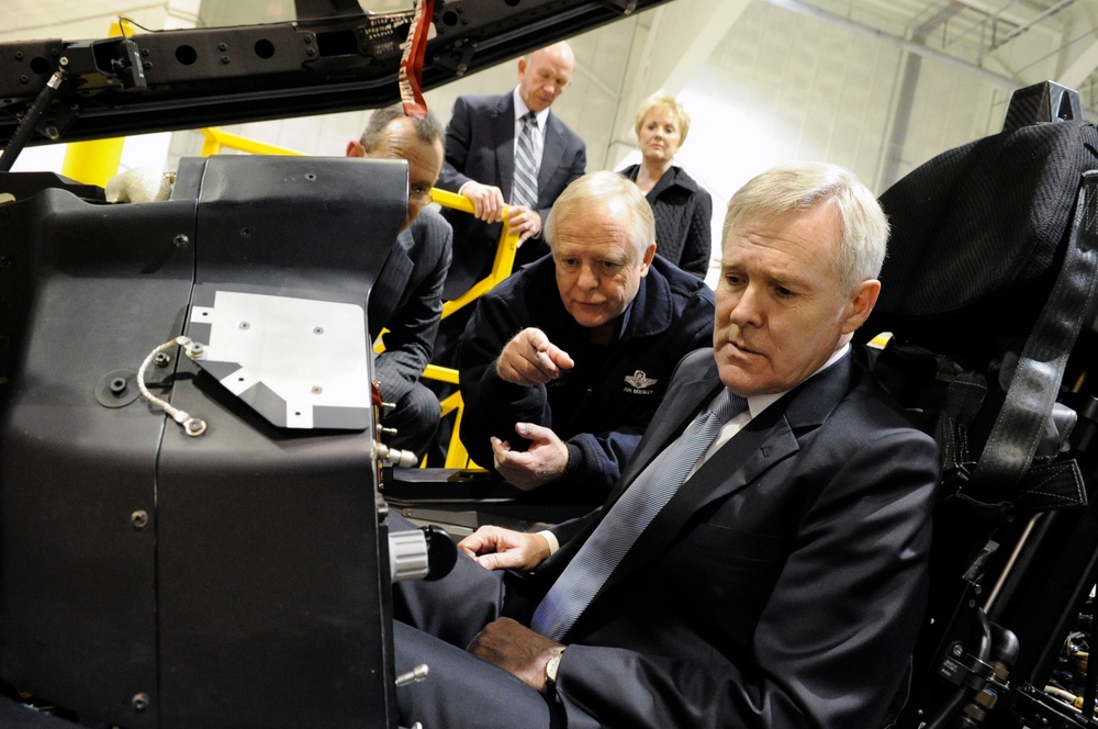 Secretary of the Navy tours Lockheed Martin's Forth Worth plant