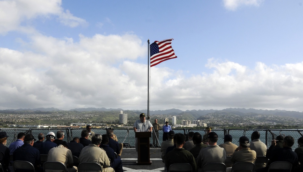USNS San Jose decommissioning ceremony