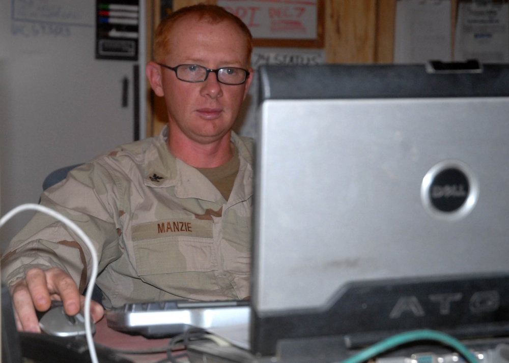 NMCB 74 Cost Control Office at Work