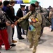 Redeploying Troops Get Holiday Homecoming
