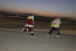 Santa makes a run for it at JBB