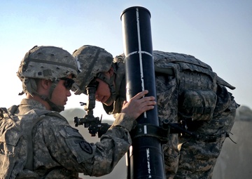 1-40 CAV Soldiers Conduct Fires Mission in Khost