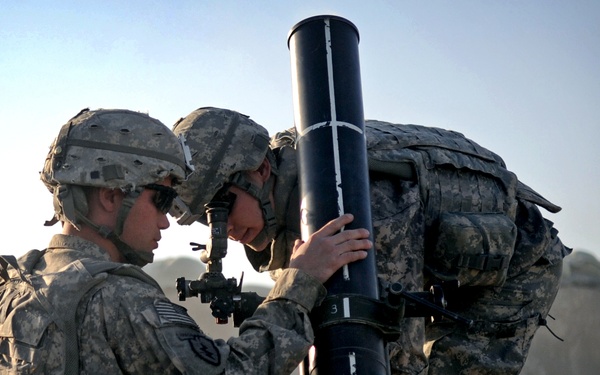 1-40 CAV Soldiers Conduct Fires Mission in Khost