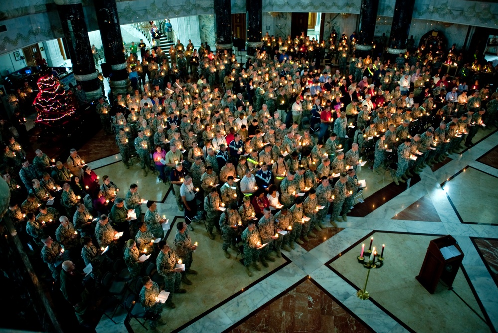 Christmas Eve Candlelight Service at Al Faw Palace