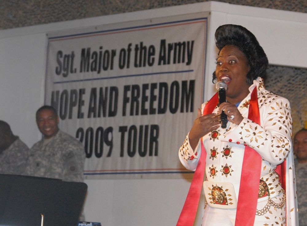 SGM of the Army Visits Bagram With Friends