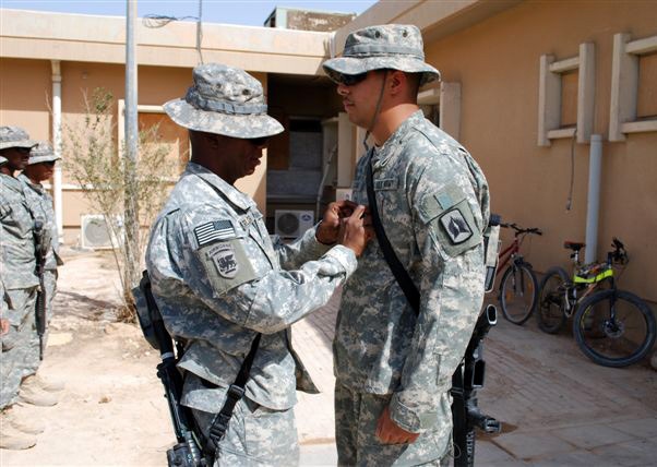 1218th Soldier makes sergeant