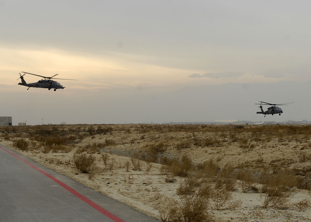 Bagram's busy flightline