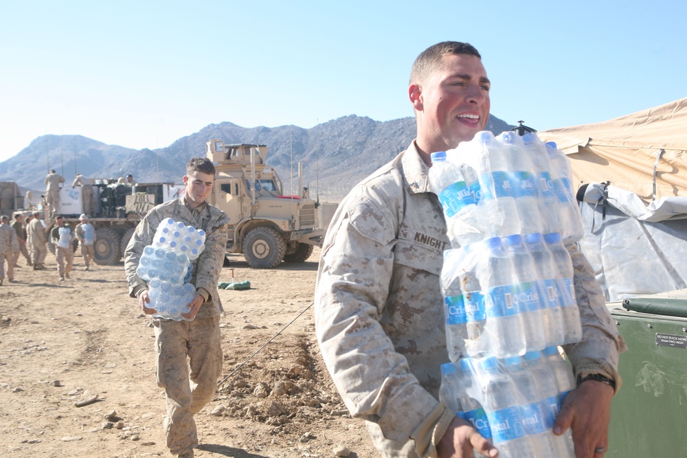 Marines make the most with the least during Christmas in Now Zad