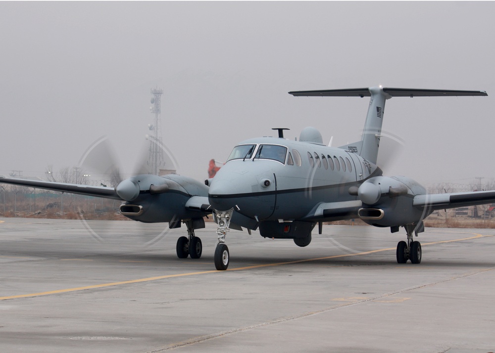MC-12 arrival into the 455th Air Expeditionary Wing