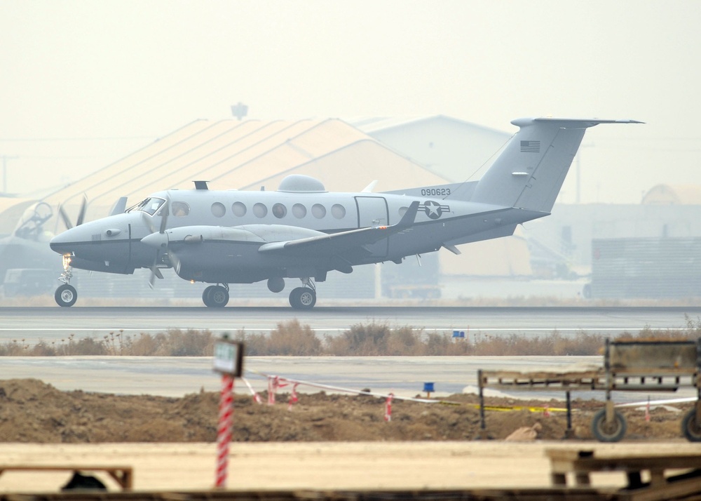 MC-12 arrival into the 455th Air Expeditionary Wing