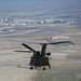 CH-47F Chinook helicopters and UH-60 Blackhawk helicopters over Christmas weekend