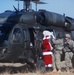 CH-47F Chinook helicopters and UH-60 Blackhawk helicopters over Christmas weekend